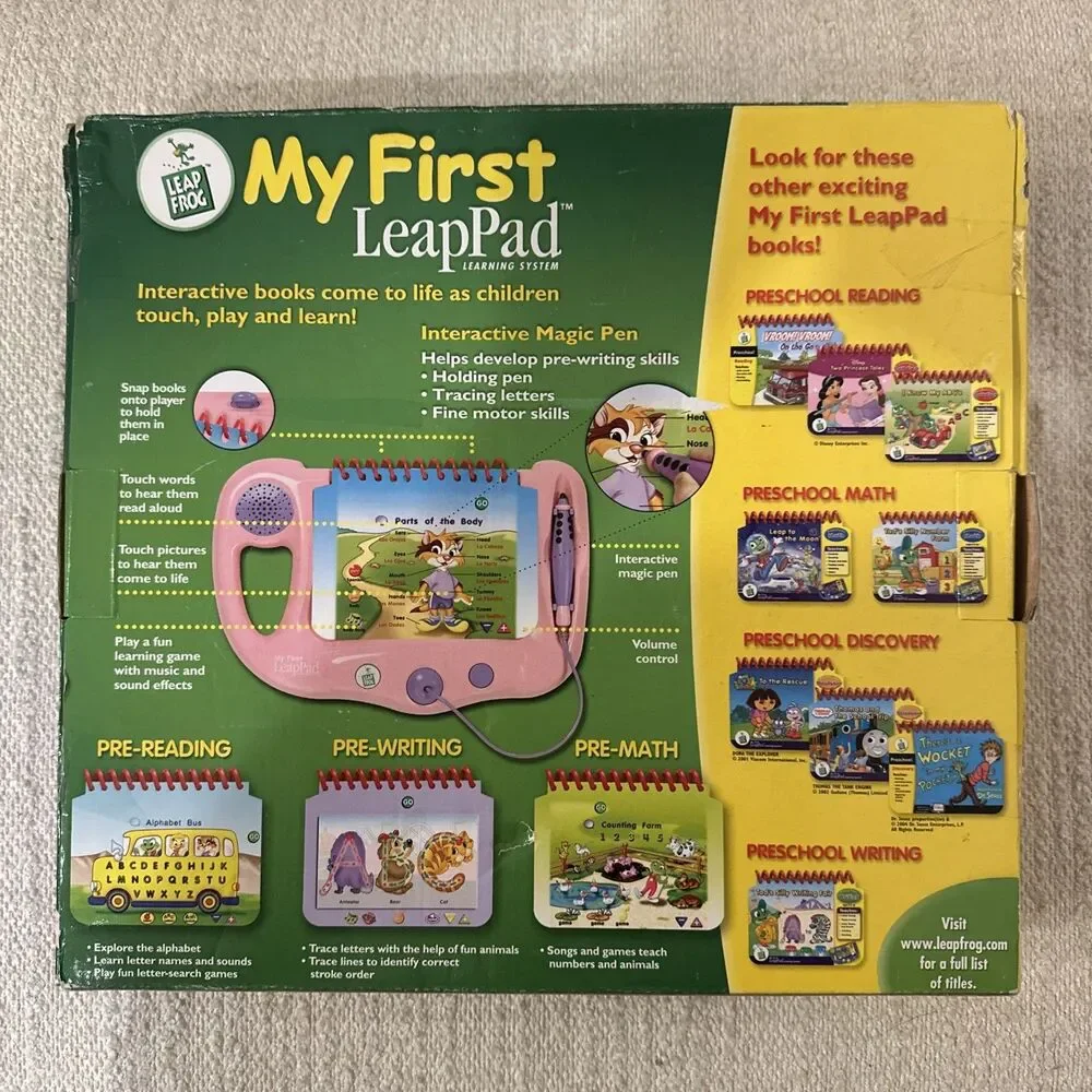 LeapFrog My First LeapPad Learning System Pink New